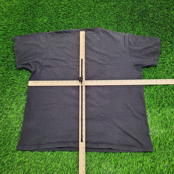 Vintage Skull Guitar Shirt XL 23x25 Faded-Black - Picture 6 of 14